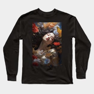 Floral girl Long Sleeve T-Shirt